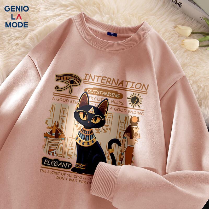 

GENIOLAMODE Men s Suedette Crewneck Sweatshirt L