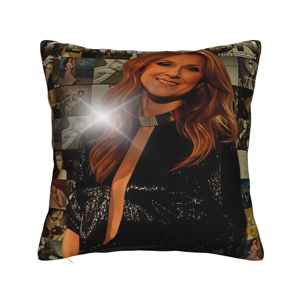 Celines Dions Paris 2026 Pillow Cover Morden Pillow Case For Couch Sofa Bedroom Graphic Cushion Cover Gift