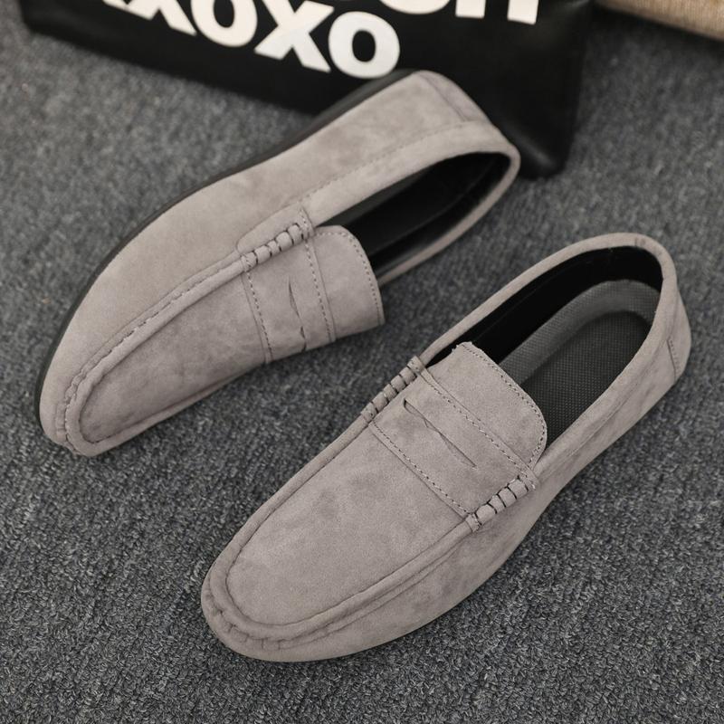 Men's Loafers Lightweight and Breathable Canvas Slip On Lazy Shoes Designer Designed Flat Shoes and Comfortable Driving Shoes