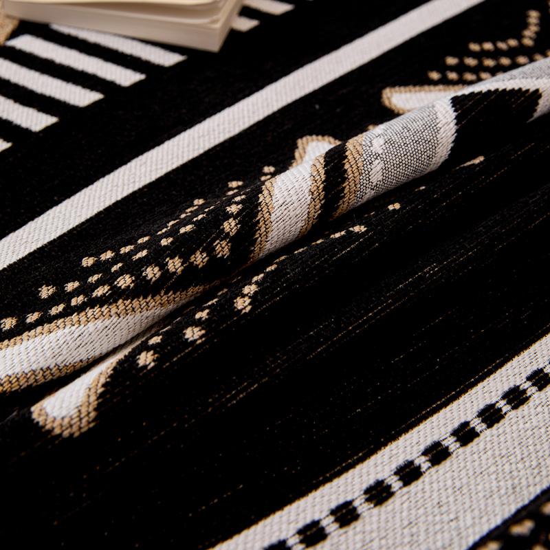 Chenille Etnisk Stil Sofföverdrag Full Täckning Halkfritt Soffskydd Universalt Sofffilt Campingfilt Soffmattor Quilt