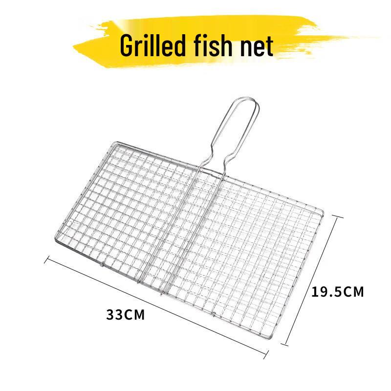 Portable Outdoor BBQ Square Griddle Pan Set