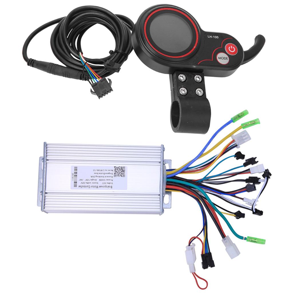 LH100 36V 500W 2 in 1 Elektroroller Mountainbike Controller mit LCD Daumenschalthebel Zubehör