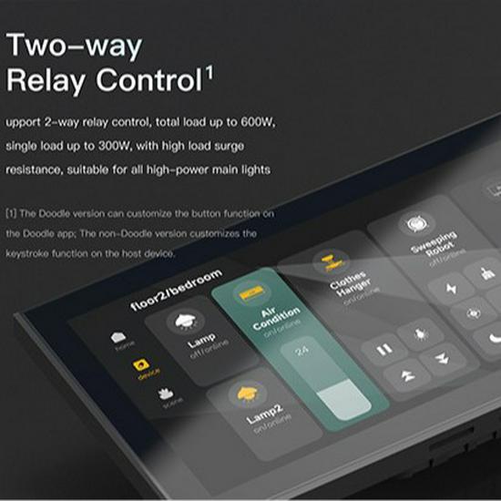 Graffiti 6-inch Full Screen Touch Control for Tuya Smart Home ZigBee System