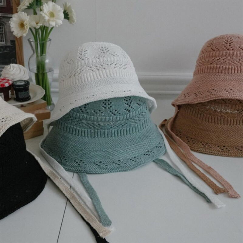 

Женская свободная шляпа-ведро Skassy Design с ремешком под подбородок white