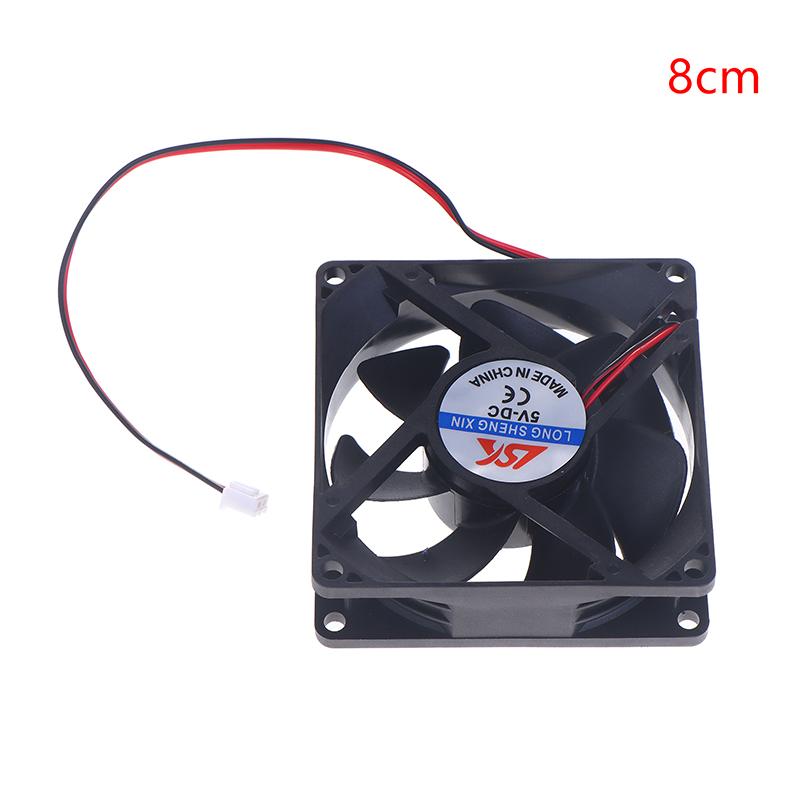 5V/12V/24V Cooling Turbo Fan Brushless 3D Printer Parts 2Pin For Extruder Dc Cooler Blower Part Black Plastic Fans