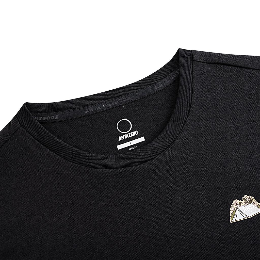 Anta Outdoor Series Cool Feeling T-Shirt Women Tops Black 162536109-3