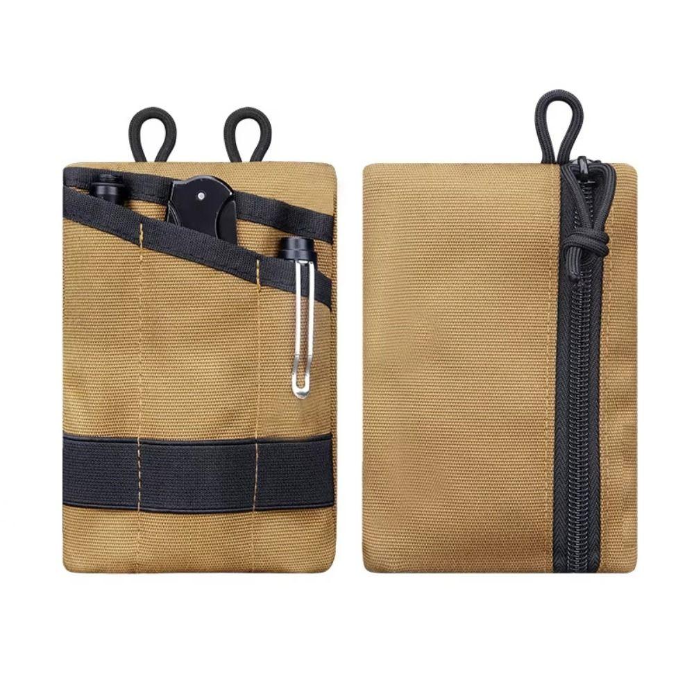Durable Card Key Pouch Compact Belt Waist Pack Portable Tool Organizers Bag  Mountaineering
