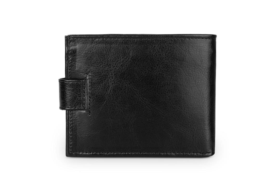 Men's Leather Wallet Kaletnik Halerz Black