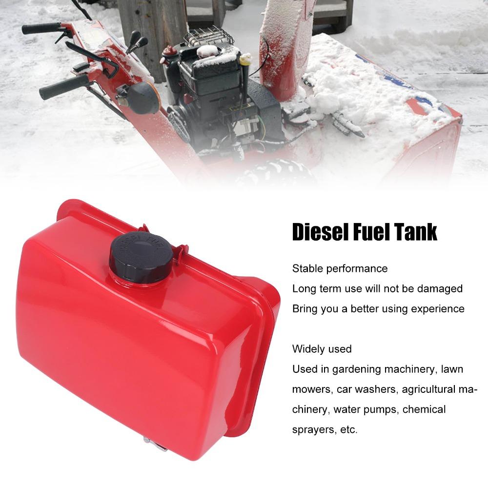 Iron Fuel Tank Assembly With Oil Pipe Road Cutting Fuel Tank for 186F 188F 192F 195F