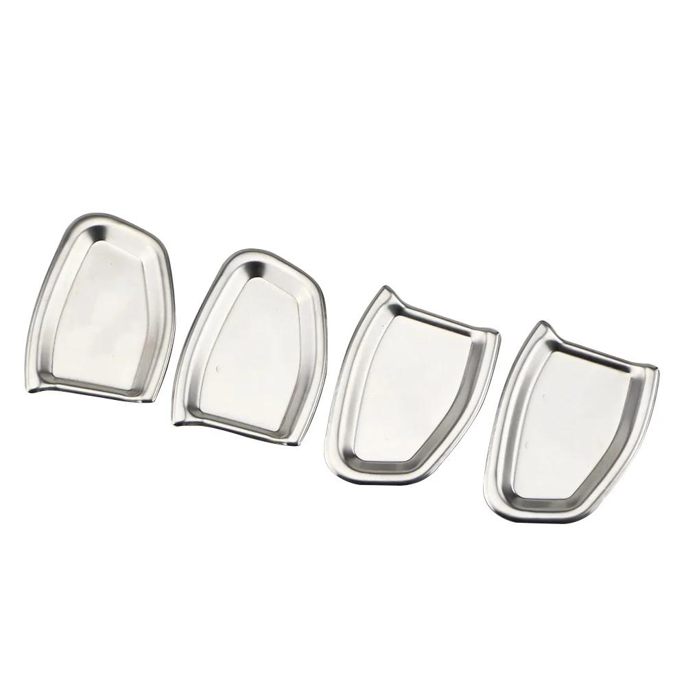 

Для Jeep Renegade BU 2015-2025 Наклейка на чашу дверной ручки Внутренняя отделка чаши двери Накладка-протектор Аксессуары для интерьера серебряный