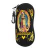 Custom Our Lady Of Guadalupe Virgin Mary Eyeglass Glasses Case Soft Mexico Mexican Virgen Maria Sunglasses Protective Pouch