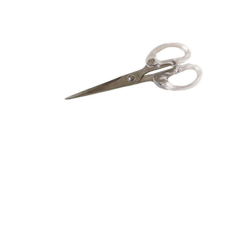 

Simple Style Of L Fresh Scissors Stainless Steel Transparent Handle Minimalism Small