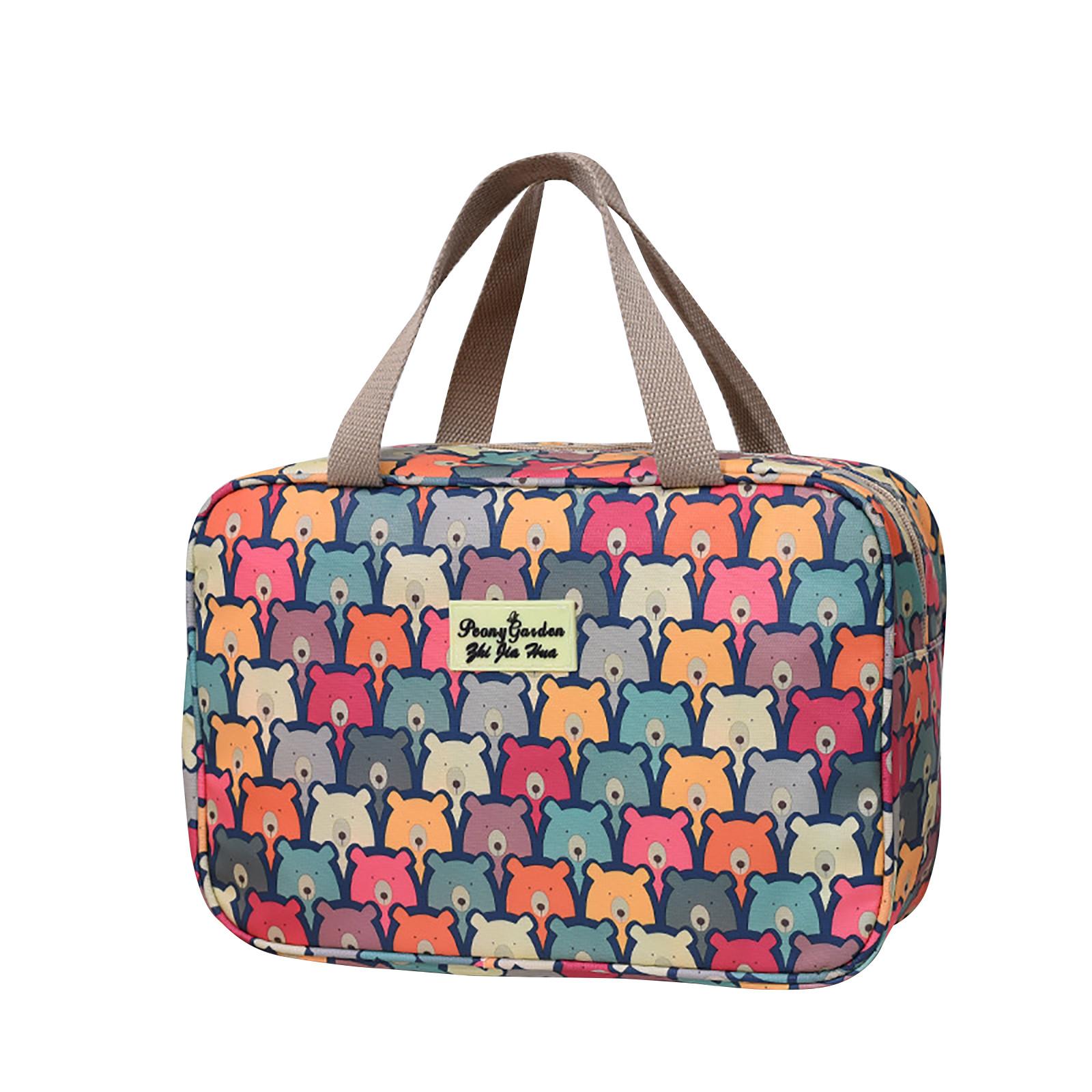 

Сумка для туалетных принадлежностей, косметичка, портативные водонепроницаемые дорожные подвесные сумки для мытья макияжа One Size оранжевый