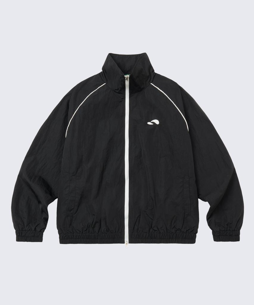Turtleback Classic Nylon Track Jacket (Black)