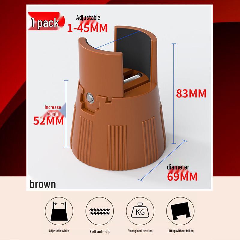 Adjustable Anti-Slip Chair Leg Caps - Noise Reduction and Stability Enhancers for Furniture
