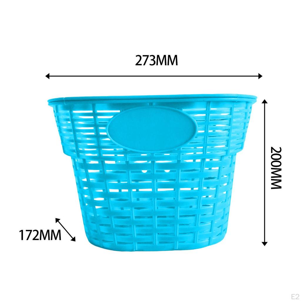 Children's Bicycle Basket Carrier Bags Bike Bag Tricycle for Carrying