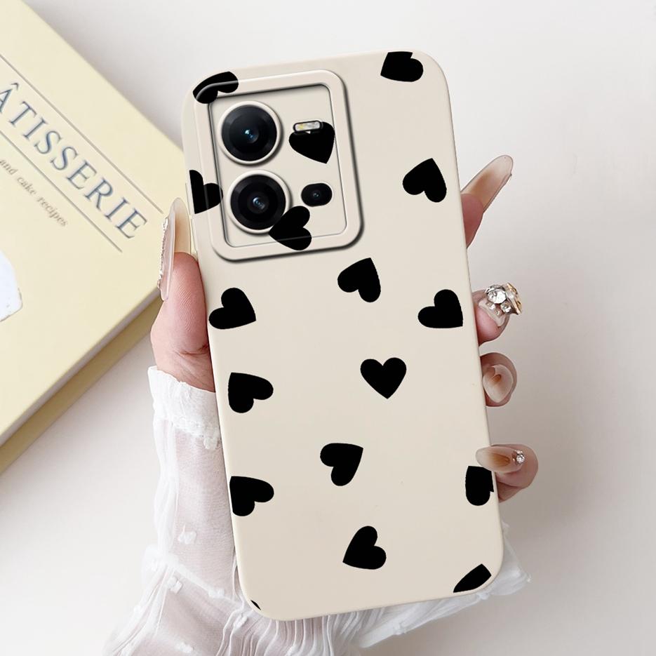 For Vivo V25 5G Case Vivo V25e V2201 V2202 New Fashion Candy Painted Cover Soft TPU Phone Case For Vivo V25e V 25 E VivoV25 Bags
