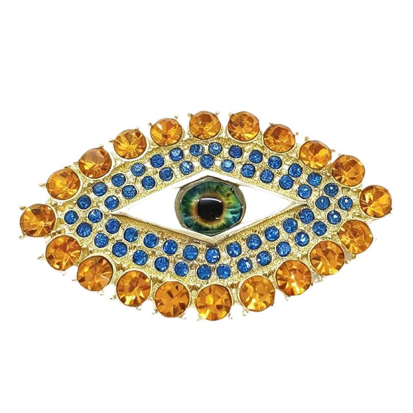 Eye Brooch, Small Chest Flower, Clothing Accessory Pin, Clothing Accessory, Jewelry, for Both Men and Women.