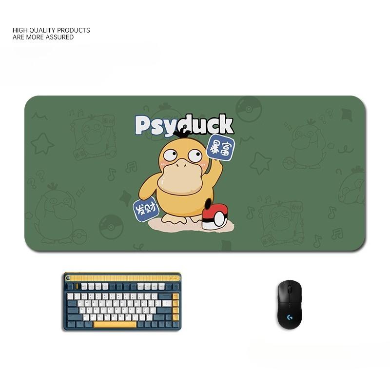 High Definition Psyduck Printed Mouse Pad Animation Cartoon Cute Boys/ Girls Desk Pad Office Computer Keyboard Pad Table Mat