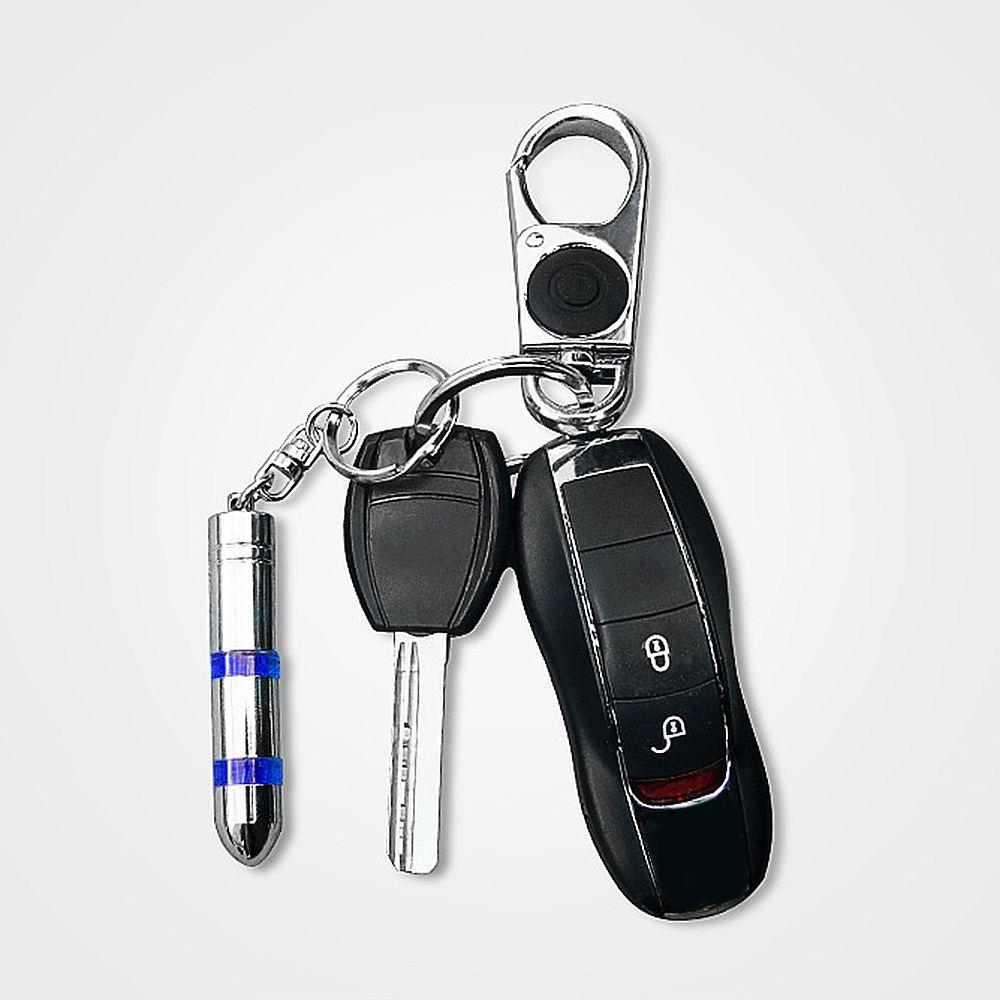 Dragon Print Anti-Static Keychain Car Static Eliminator Discharger Red