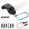 Motorcycle Dirt Bike 22mm Quick Twist Gas Throttle Settle Grips Handle Grips Throttle Cable For Honda Kawasaki Suzuki KTM Throttles 2