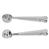 Stainless Steel Scoop Measuring Spoon with Sealing Clip for Tea Coffee Milk Powder