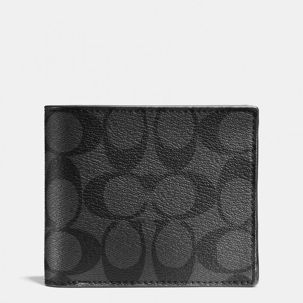 

Кошелек Coach 3 в 1 из фирменной канвы
