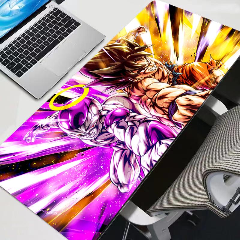 DBZ Dragon Ball Z Gaming Keyboard Rug Laptop Game Player Gif Anime Mouse Pad Black Mouse Pads Desk Mat PC Gamer Carpet Mousepad
