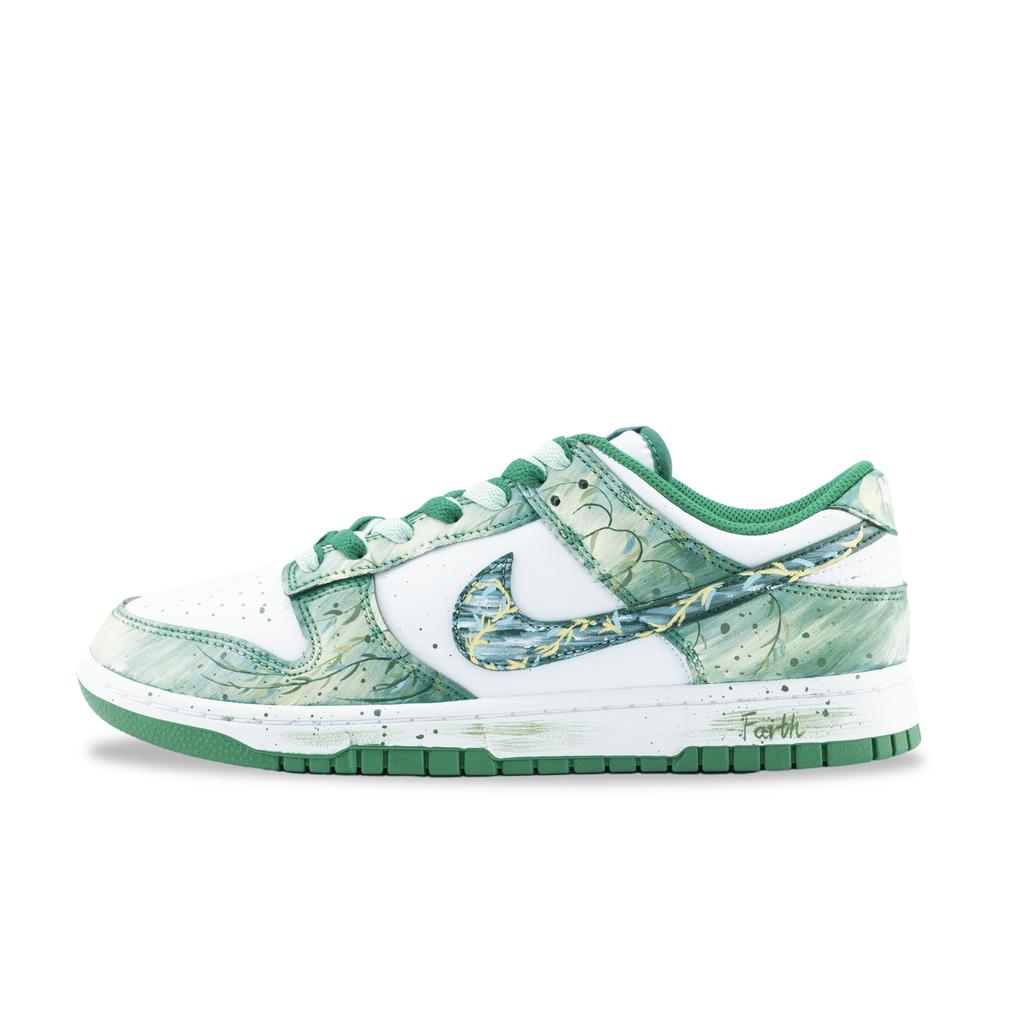 Nike Dunk Low top Skateboard Shoes Unisex Green HF5441-101(Team626-)