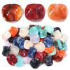 20pcs Irregular Double Colors Acrylic Beads for Jewelry Making Round Wave Meteorite Loose Spacer Beads DIY Bracelet Necklace