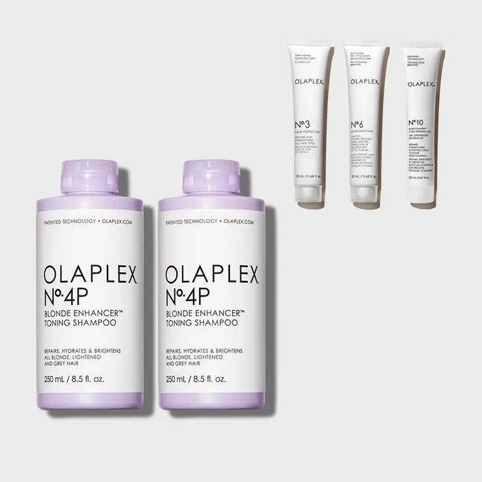 No.4P Blonde Enhancer Toning Color Correcting Shampoo 250ml, 2 bottles