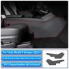 For Tesla Model Y Juniper 2025+ Center Console Two Side Panel Anti Kick Pad Protector Leather Sticker Foot Cover Car Accessories