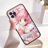 Popular Anime Girl Anime Black Soft Silicone Phone Case For Iphone17 Air 16 15 14 13 12 11 Mini Pro Max Plus