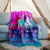 Personalized Custom Name Blanket - Trolls Print Design,Blanket for Sofa,Bed,Travel,Camping - Soft and Warm, Great Gift