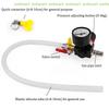 [C]Auto Coolant Water Tank Leakage Detector Universal Pressure Tester Gauge Car Cooling System Tester Radiator Durable