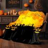 Halloween Blanket Cover Multi-Functional 3D Digital Print Flannel Blankets Universal Blankets Halloween Party Decor S180