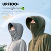 MINISO Men's Hooded Ice Silk Sun Protection Jacket UPF100+
