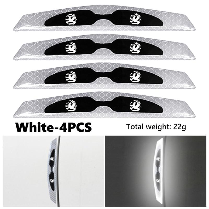 4pcs Car Door Side Anti-collision Strip Decorative Guard Plate For Vauxhall Tigra Corsa VXR Astra D G J H Zafira Vectra