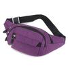 Unisex Water-Resistant Oxford Fanny Pack: Large Capacity Crossbody Bag for Running & Daily Use