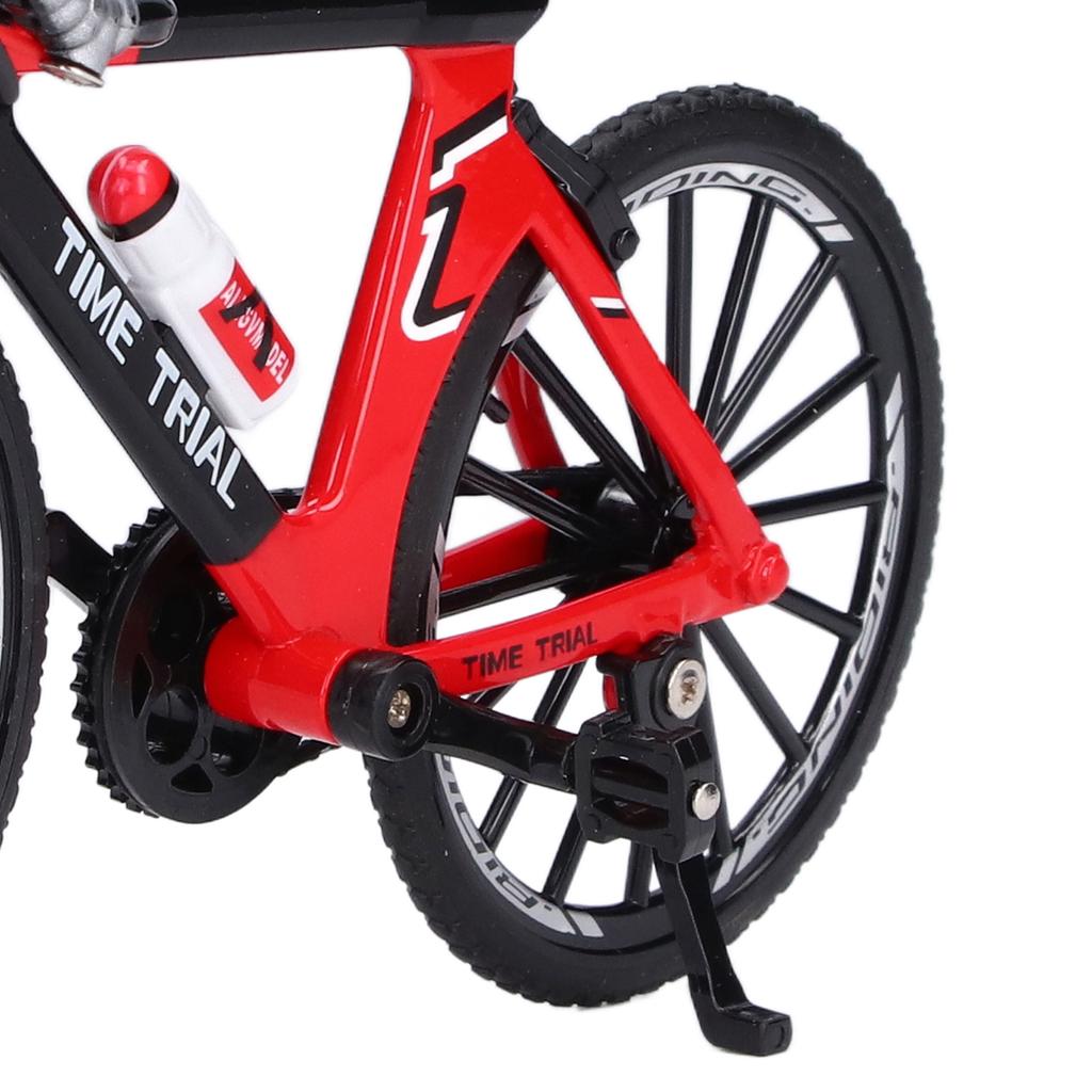 Finger Mountain Bike Alloy Mini Bicycle Model for Home Desk Workplace Office Decoration GiftsRed