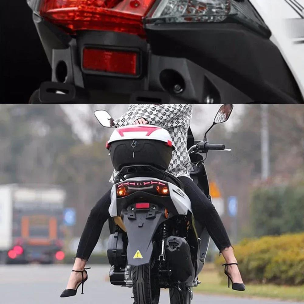 2pcs Motorcycle Truck PMMA Plastic Rectangle Reflector Tail Brake Stop Light Lamp Red Motor Home Trailer Stop Signal