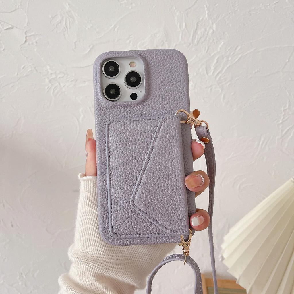 Crossbody Wallet Phone Case For iPhone 16 15 14 Plus 13 12 11 Pro Max Purse Lanyard Leather Cover with Credit Card Slot Holder