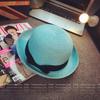 Summer Top Hat Children's Bowl Straw Hat, Pepper Bow Bowl Sunshade Sunscreen Beach Hat