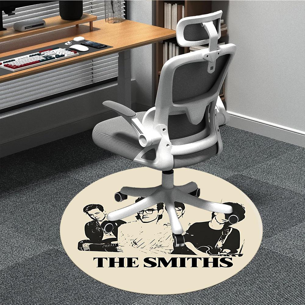 

1pc The Smiths Music Band Office Round Area Rug, Under Office Chairs Bedroom Living Room Home Decor a1022357 80cm by 80cm