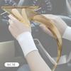 Elastic Wristband Summer Ice Silk Sport Cycling Wrist Brace (White 8cm)