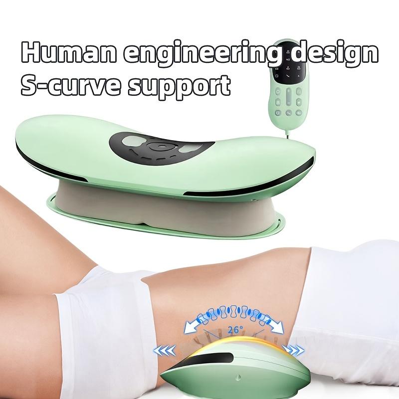 Electric Lumbar Traction Massager Adjustable Vibration Waist Spine Support Back Massage Machine Waist Masajeador