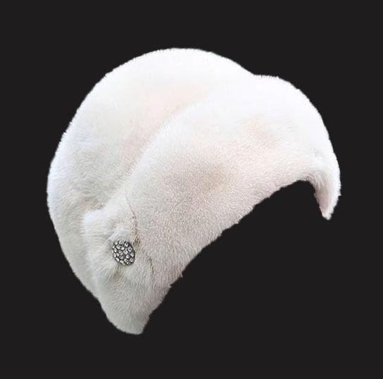 Children's autumn and winter foreign style imitation mink hair grandma hat warm fashion old lady headhat