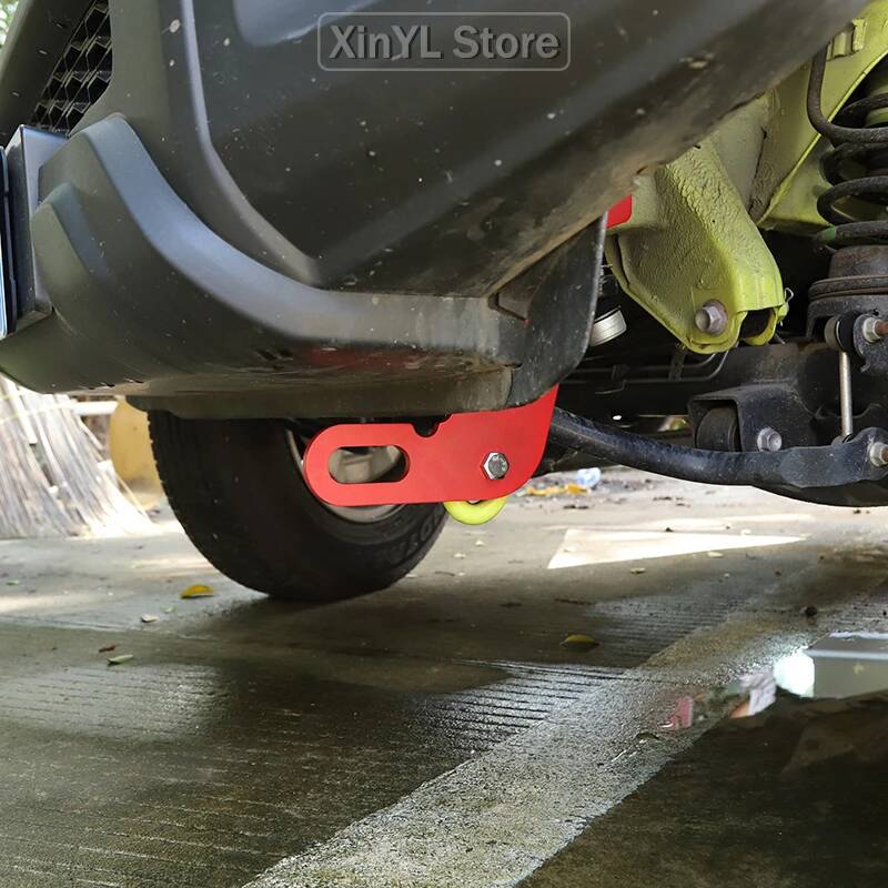 Car Trunk Front Rear Bumper Bar Towing Trailer Hook For Suzuki Jimny 2019 Up Car Accessories Red