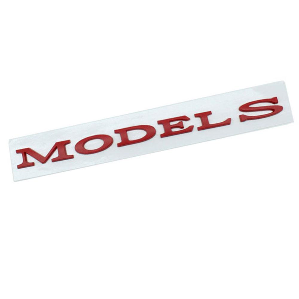 For Tesla S-Car Stickers Body Trunk Decoration Universal Stickers Letter Stickers Automotive Accessories