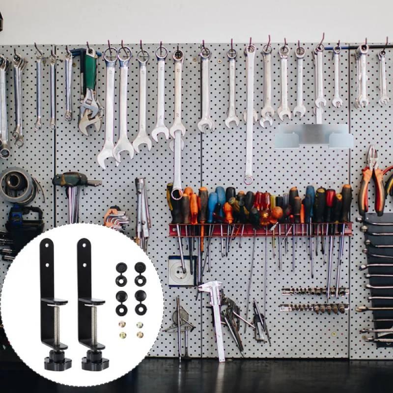 Stylish Pegboard Hook Accessory Holder Compact Storage Shelf Desktop Pen Container